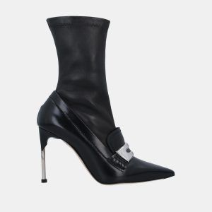 Alexander Mcqueen Leather Ankle Boots 38.5, Boots - Luxury Closet catalog