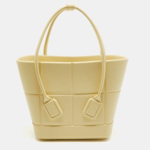 Bottega Veneta Cream Rubber Mini Arco Tote, Tote Handbags - Luxury Closet catalog