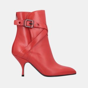 Bottega Veneta Leather Strap Detail Ankle Boots 39.5, Boots - Luxury Closet catalog