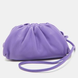 Bottega Veneta Purple Leather The Pouch Coin Purse, Wallets & Money Clips - Luxury Closet catalog