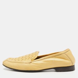 Bottega Veneta Yellow Intrecciato Leather Slip on Loafers Size 35, Loafers & Slip-Ons - Luxury Closet catalog