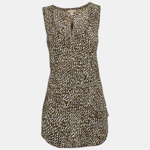 Burberry Brit Multicolor Printed Silk Sleeveless Top XL, Shirts & Tops - Luxury Closet catalog