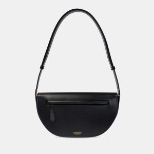 Burberry Black Leather Small Olympia Shoulder Bag, Shoulder Bags - Luxury Closet catalog
