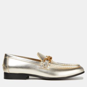 Burberry Gold Leather Chain Loafers 36, Loafers & Slip-Ons - Luxury Closet catalog