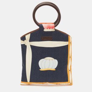 Bvlgari Multicolor Printed Fabric Round Handle Tote, Tote Handbags - Luxury Closet catalog