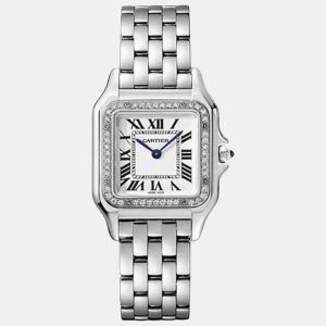 Cartier -White 27 Stainless Steel Panthere de Cartier W4PN0008, Watches - Luxury Closet catalog