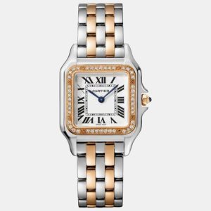 Cartier -18K Rose Gold and Stainless Steel 27 Panthere de Cartier W3PN0007, Watches - Luxury Closet catalog
