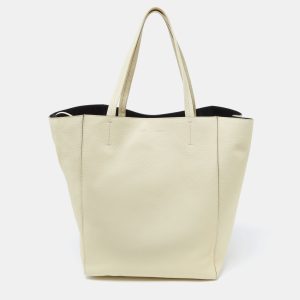C&eacute;line Yellow Leather Medium Cabas Vertical Shopper Tote, Tote Handbags - Luxury Closet catalog