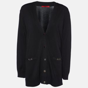 CH Carolina Herrera Black Knit Button Front Cardigan L, Sweaters & Cardigans - Luxury Closet catalog