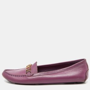 CH Carolina Herrera Purple Leather Logo Detail Loafers Size 37, Loafers & Slip-Ons - Luxury Closet catalog