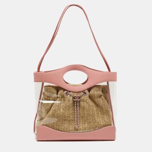 Chanel Pink/Clear PVC and Leather 31 Shopping Bag, Tote Handbags - Luxury Closet catalog