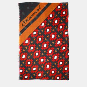 Charriol Orange/Grey/Red Scarf, Scarves & Shawls - Luxury Closet