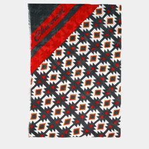 Charriol Red/White/Grey Scarf, Scarves & Shawls - Luxury Closet catalog