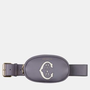 Charriol Storm Grey Leather MARIE OLGA Belt Bag, Handbags - Luxury Closet