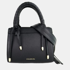 Charriol Black  Leather Forever Handbag, Handbags - Luxury Closet catalog