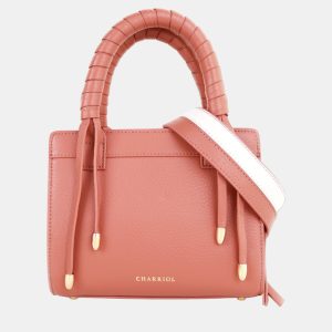 Charriol Light Brown/Off White Leather Forever Handbag, Handbags - Luxury Closet catalog