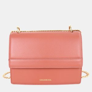 Charriol Light Brown Leather Forever Handbag, Shoulder Bags - Luxury Closet