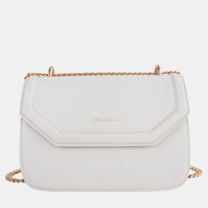 Charriol OffWhite Leather Twilight Handbag, Handbags - Luxury Closet catalog
