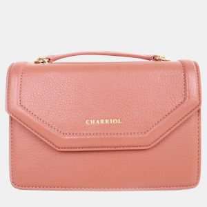 Charriol Light Brownn Leather Twilight Handbag, Handbags - Luxury Closet catalog