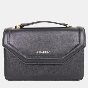 Charriol Black Leather Twilight Handbag, Handbags - Luxury Closet catalog