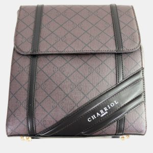 Charriol Dark Brown Leather CALYPSO Handbag, Handbags - Luxury Closet catalog