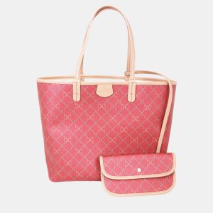Charriol Bordeaux & Grey Leather CALYPSO Handbag, Tote Handbags - Luxury Closet