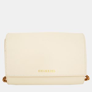 Charriol OffWhite Leather Chameleon Crossbody, Handbags - Luxury Closet