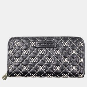 Charriol Black / Beige Leather Quilted Purses, Wallets & Money Clips - Luxury Closet catalog