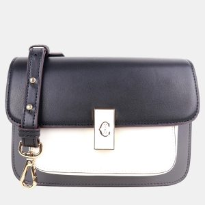 Charriol Black/Grey Leather LE REVE Crossbody, Handbags - Luxury Closet