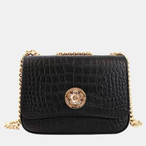 Charriol Black  Leather LaetitiaClassic Handbag, Shoulder Bags - Luxury Closet