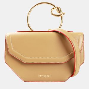 Charriol Yellow Leather ZENITUDE Handbag, Satchels - Luxury Closet