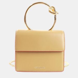 Charriol Yellow Leather ZENITUDE Handbag, Satchels - Luxury Closet