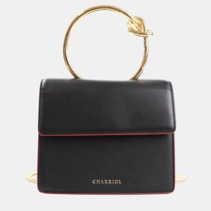 Charriol Black Leather ZENITUDE Handbag, Satchels - Luxury Closet catalog