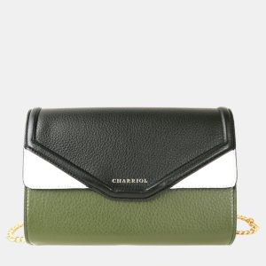 Charriol Green Leather Forever Crossbody, Handbags - Luxury Closet