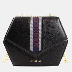 Charriol Black  Leather Deauville Crossbody, Shoulder Bags - Luxury Closet catalog