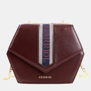 Charriol Bordeaux Leather Deauville Crossbody, Handbags - Luxury Closet