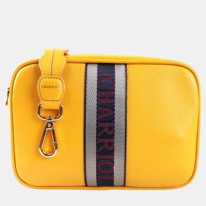Charriol Yellow Leather Deauville Crossbody, Handbags - Luxury Closet