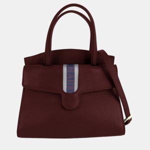 Charriol Bordeaux Leather Deauville Handbag, Satchels - Luxury Closet catalog
