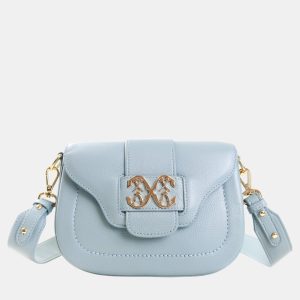 Charriol Light Blue Leather MARIE OLGA Crossbody, Handbags - Luxury Closet