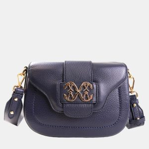 Charriol Dark blue Leather MARIE OLGA Crossbody, Handbags - Luxury Closet