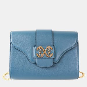 Charriol Bluish Green Leather MARIE OLGA Crossbody, Handbags - Luxury Closet