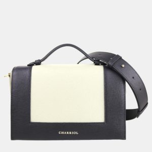 Charriol Light grey Leather Marina Crossbody, Handbags - Luxury Closet