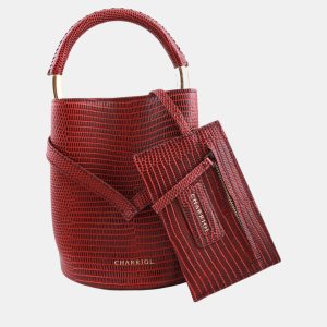 Charriol Bordeaux Leather ZENITUDE Handbag, Handbags - Luxury Closet
