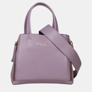 Charriol L.Grey Leather  Handbag, Tote Handbags - Luxury Closet