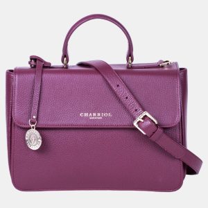 Charriol Bordeux Leather  Handbag, Satchels - Luxury Closet