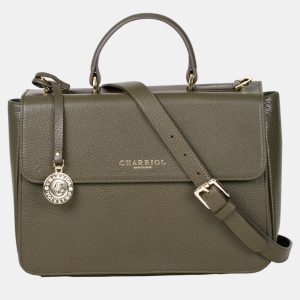 Charriol  Leather  Handbag, Satchels - Luxury Closet