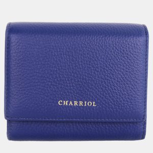 Charriol Navy blue Leather  Wallet, Wallets & Money Clips - Luxury Closet