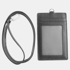Charriol Grey Leather Card Holders, Wallets & Money Clips - Luxury Closet catalog
