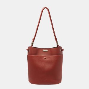 Chloe Brown - Leather - Medium Bucket Shoulder Bag, Handbags - Luxury Closet catalog
