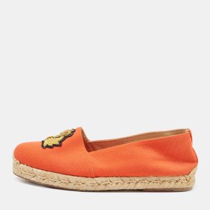 Christian Louboutin Orange Canvas Gala Espadrilles Size 35, Loafers & Slip-Ons - Luxury Closet catalog